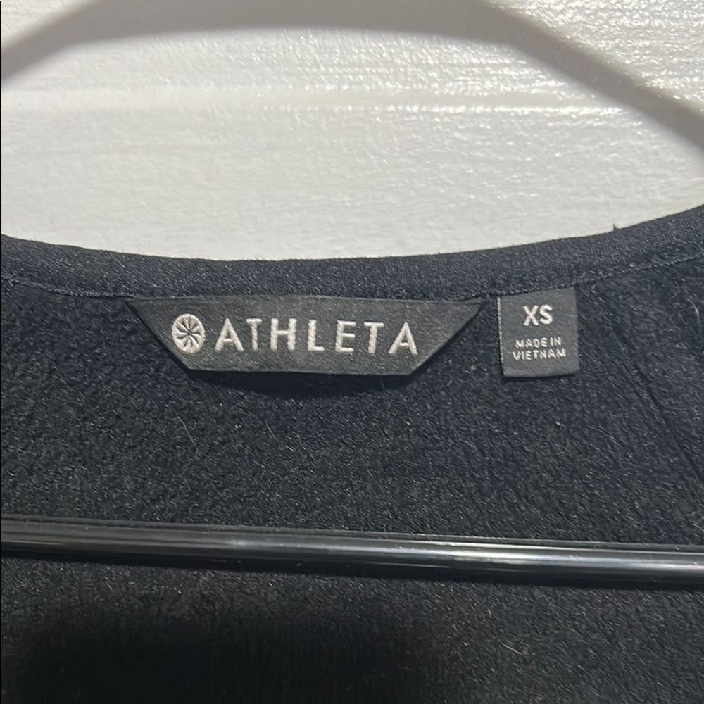 Athleta Black Cardigan Sweater Open Front Long Sleeve - Picture 2 of 7